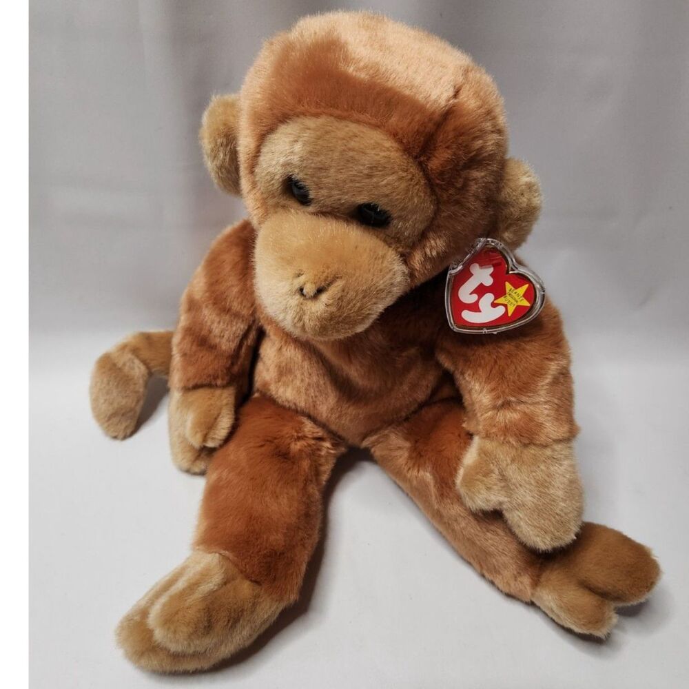 TY Beanie Buddy Beanie Buddies Collection Monkey Plush